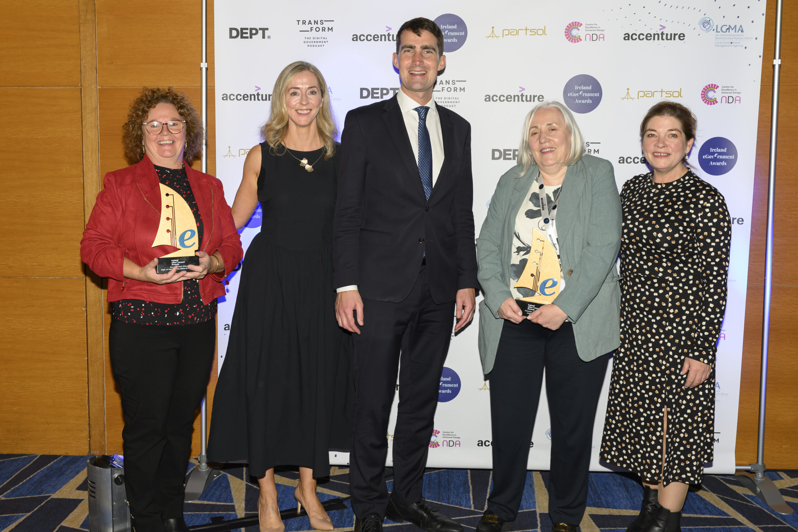 Visionary Louise Jevens & Team (DOJ) with Minister Jack Chambers